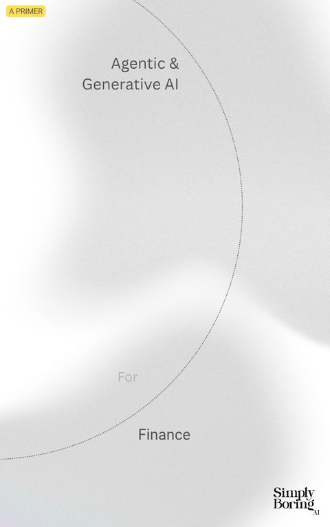 Agentic and Generative AI for Finance cover